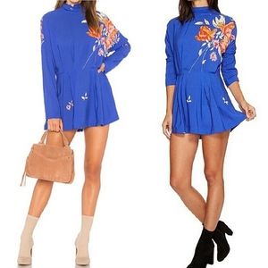 🌺NWT🌼 Free People Gemma Tunic Dress in Blue , Large
